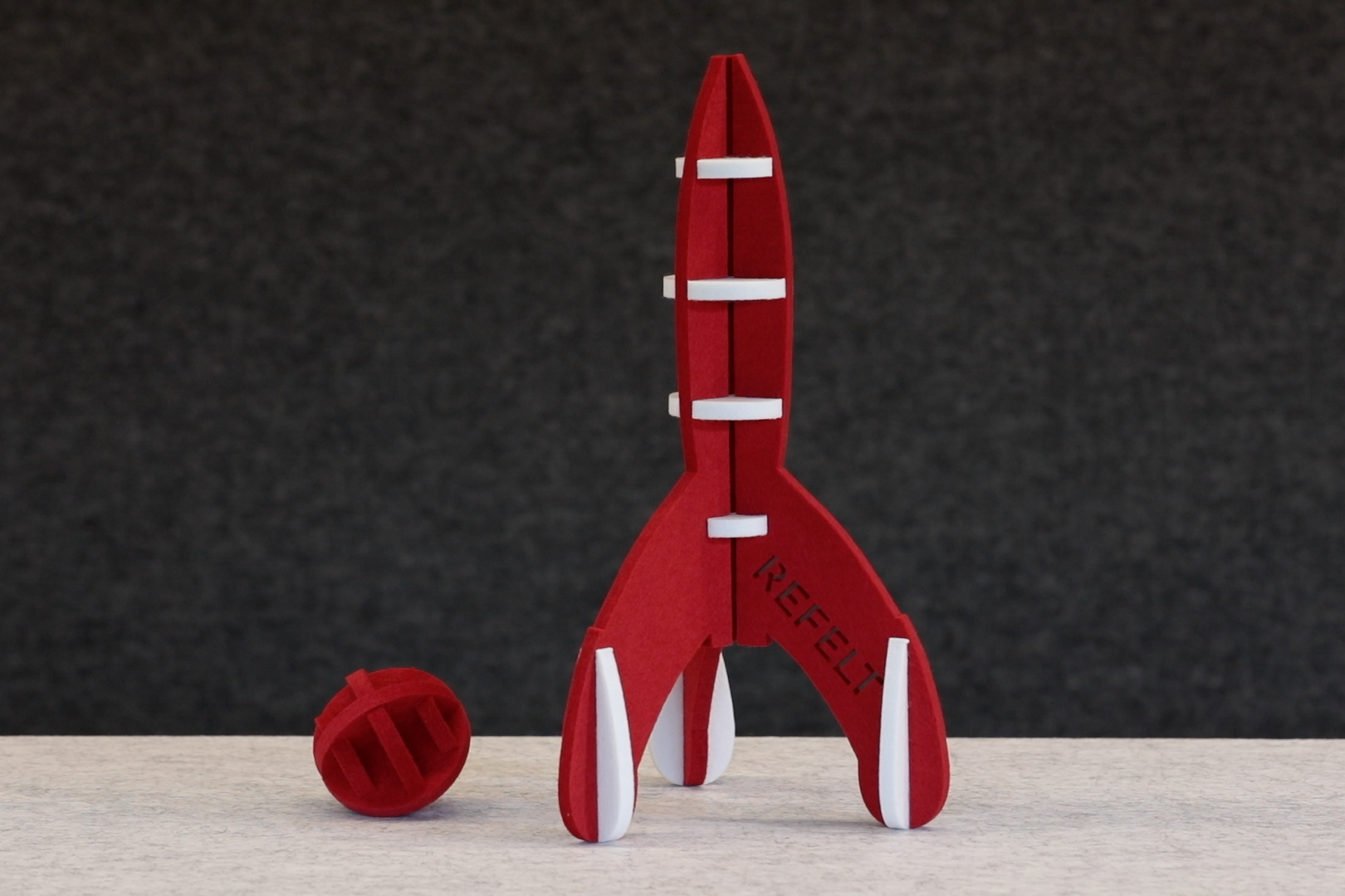 PET Felt rocket 3D model