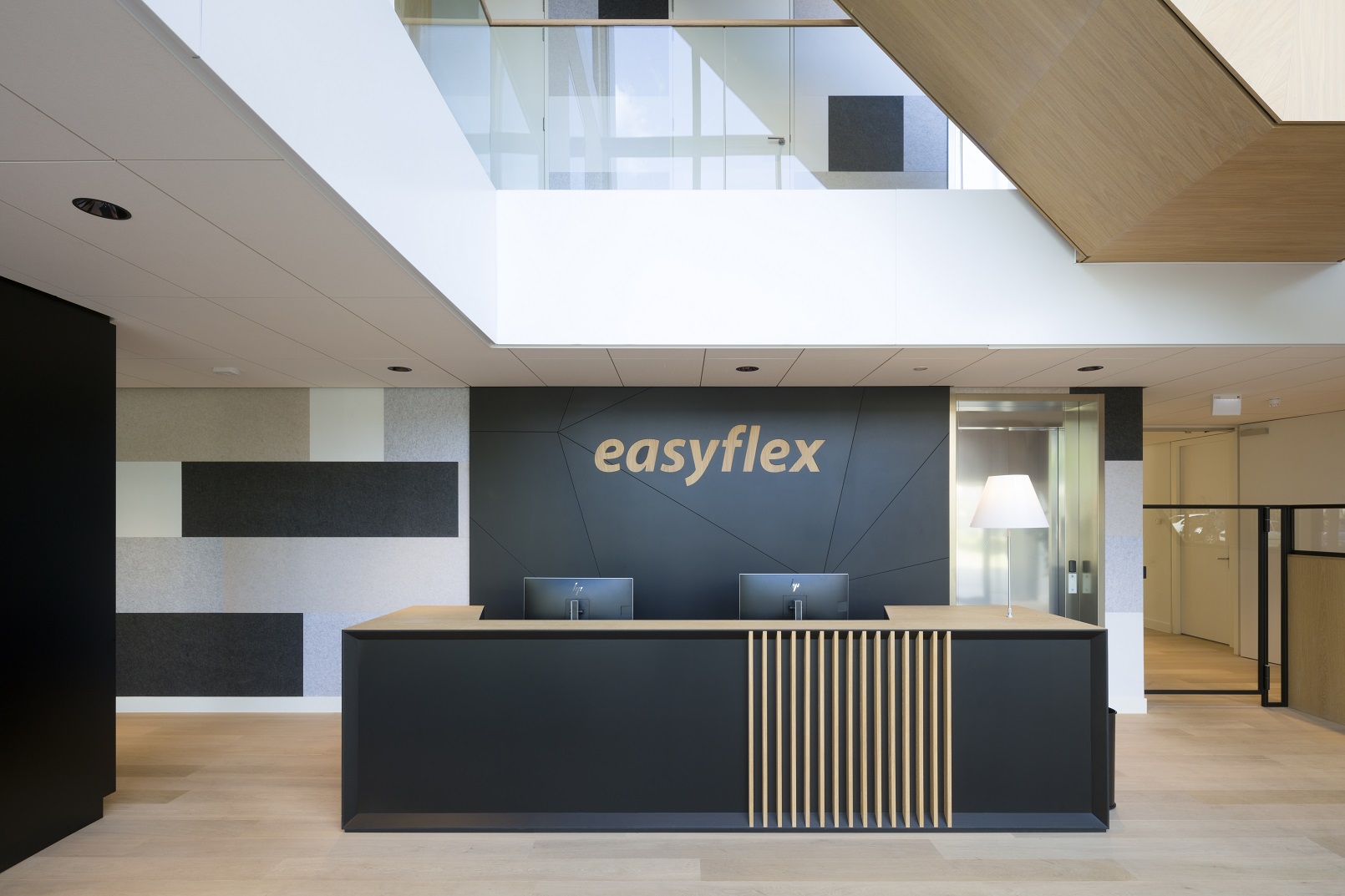 Easyflex interieur ontwerp met PET Felt panelen