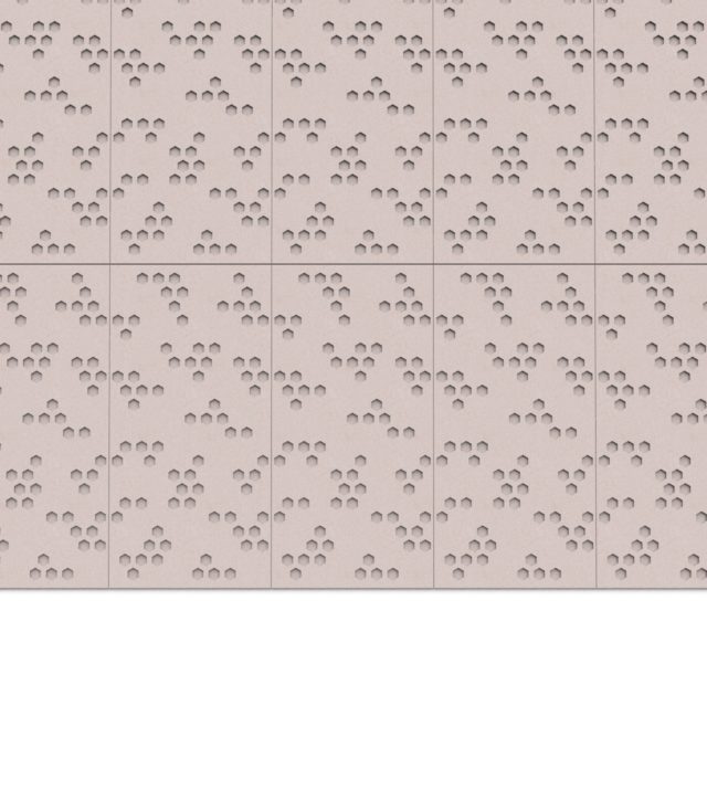 Beehive PET Felt Panelen - Beige, set van 4