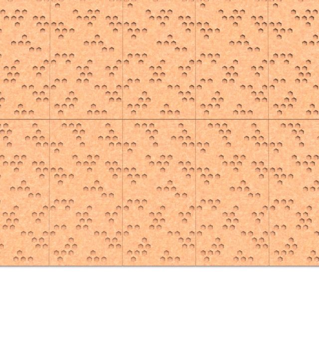 Beehive PET Felt Panelen - Camel, set van 4