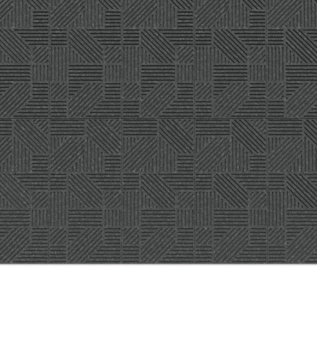 Parallel PET Felt Panelen - Dark grey, set van 4