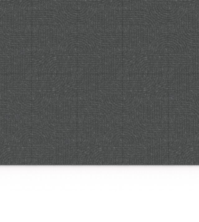 Streets PET Felt Panelen - Dark grey, enkel paneel