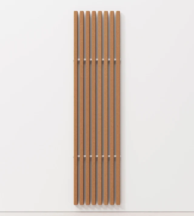 Standard EasyRail Acoustic PET Felt Baffles Tapered - Cinnamon, Front view