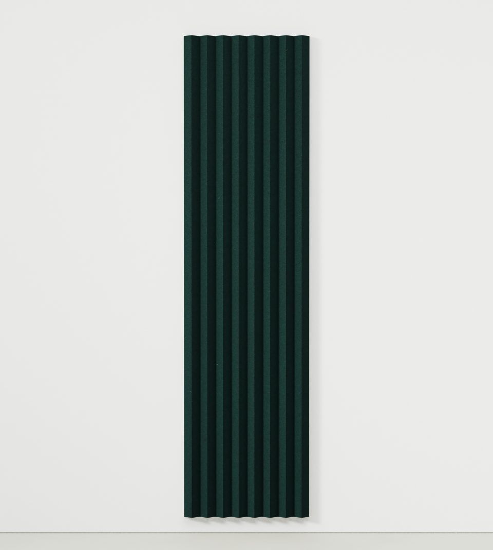 Refined Flux Acoustic Wall Panel - Teal, Front view